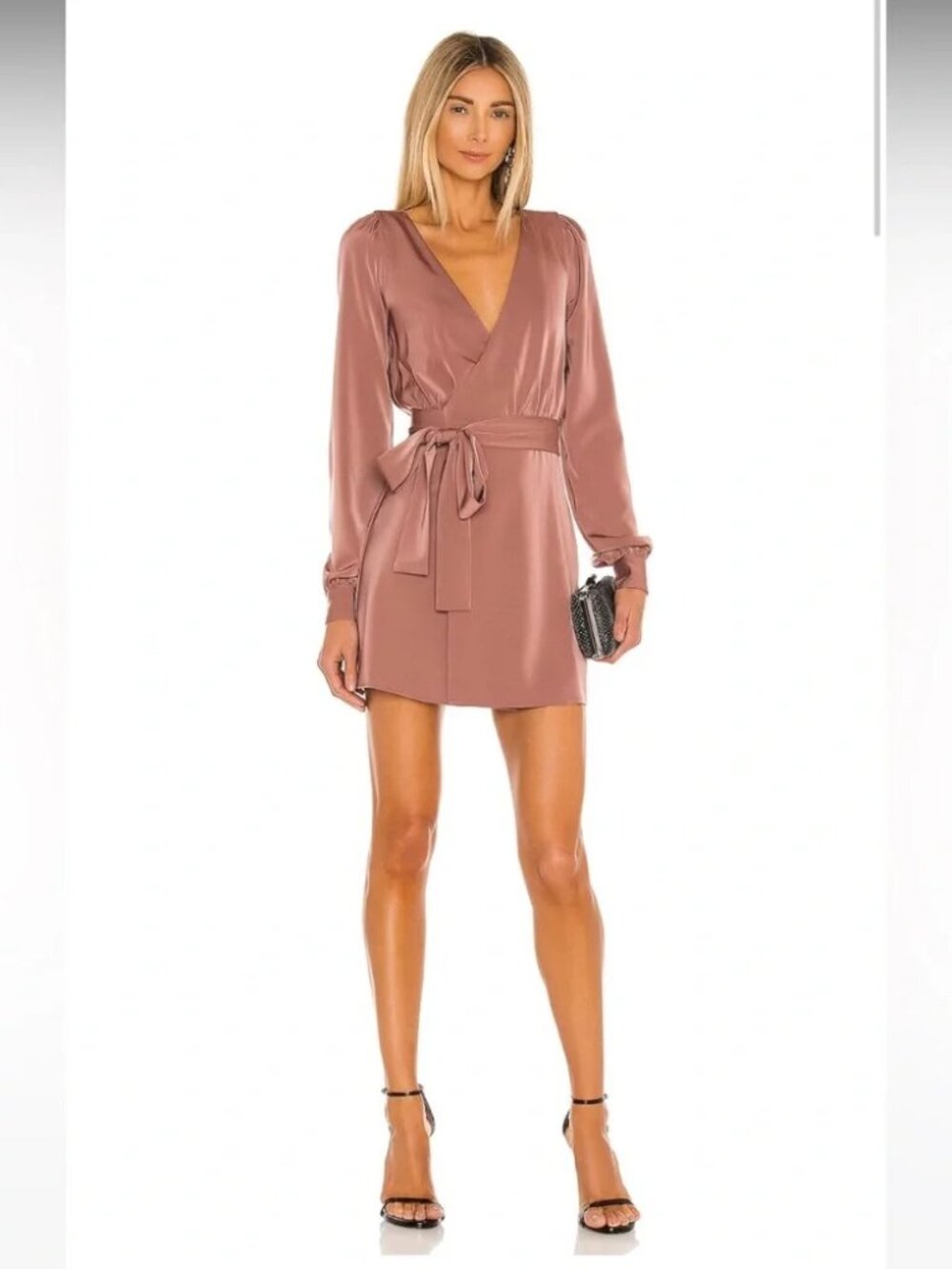 Janet Mini Dress in Mauve NBD